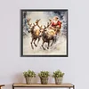 Diamond Painting-5D Full Round Drill Santa Reindeer