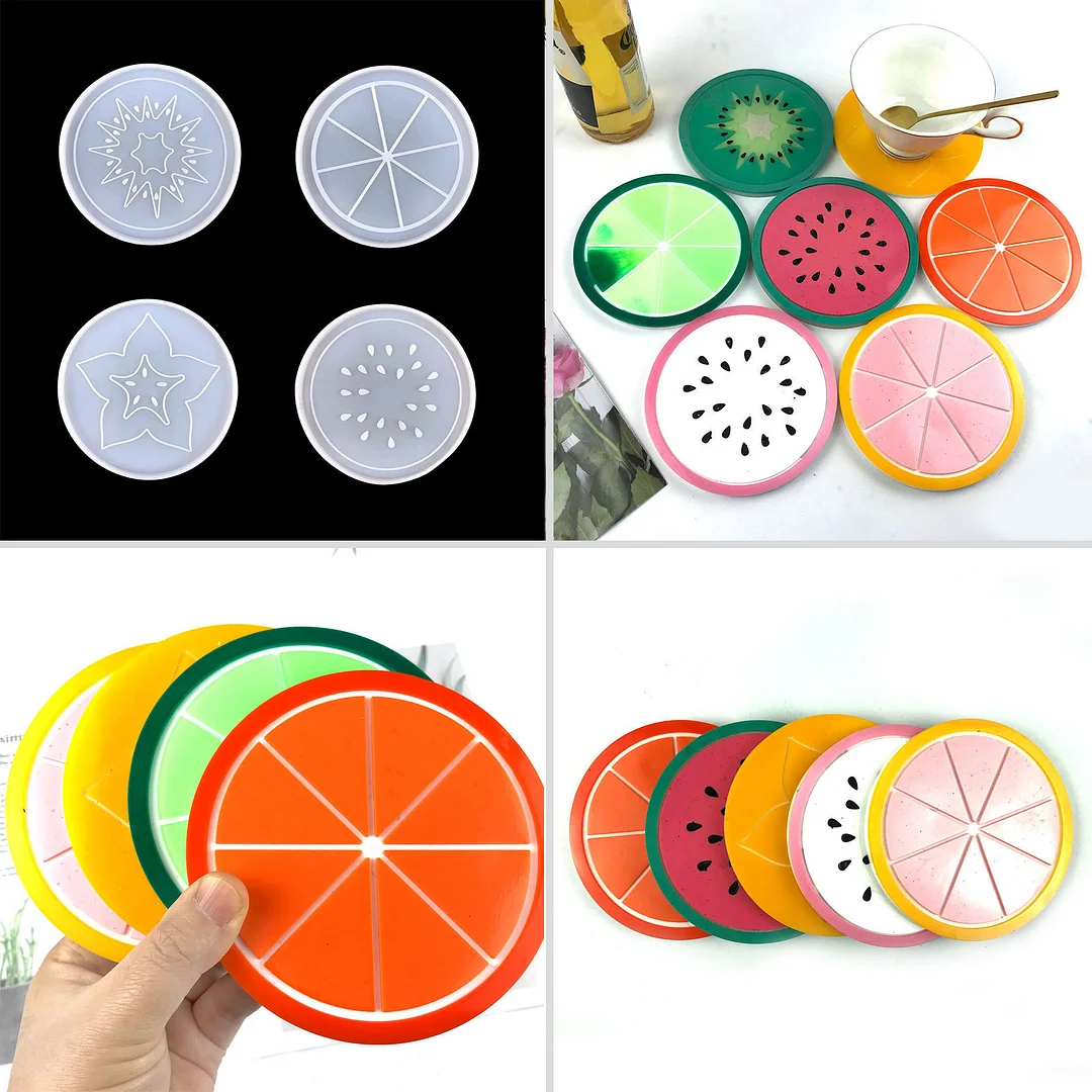 Fruit Coaster Resin Mold
