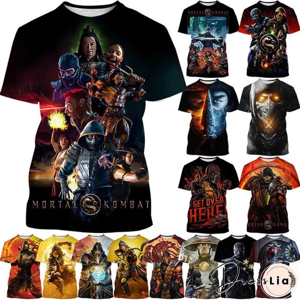 New Mens Fashion Print T-Shirt