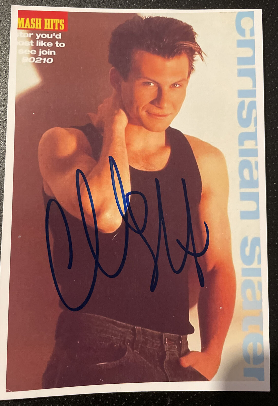 Christian Slater Hand Signed 6x4 Photo Poster painting Autograph Actor 90s