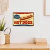 Hot dog - Panneaux en &eacute;tain m&eacute;tallique(20*30cm)