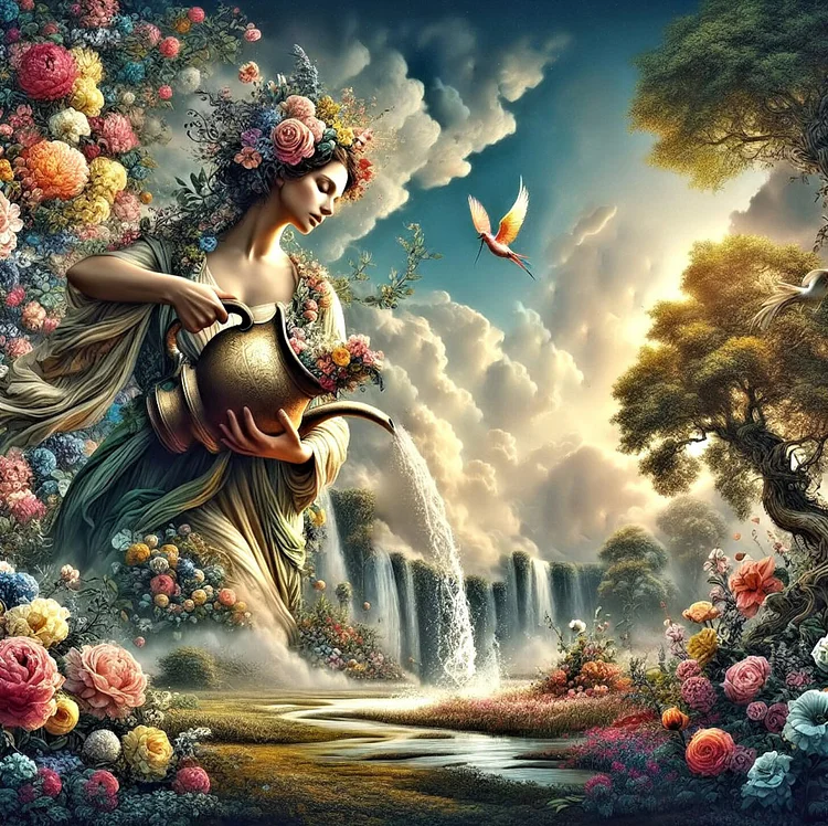 Fantasy Mother Nature Scenery 40*40CM Diamond Painting gbfke