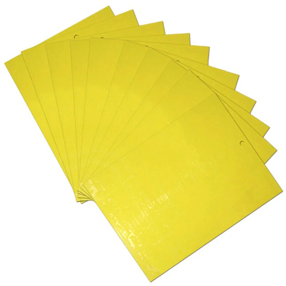 50pcs Strong Flies Traps Bugs Sticky Board Catching Insects Pest Killer