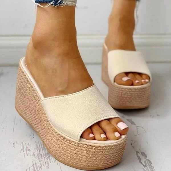 Fashion 2021 New Summer Women's Sandals Peep-Toe Shoes Woman High-Heeled Platfroms Casual Wedges For Women High Heels Shoes