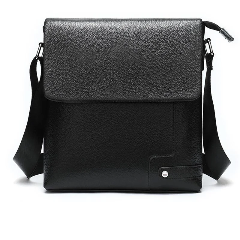 Grain Textured Style Organizational Layout Foldover Top Crossbody Sling Bag