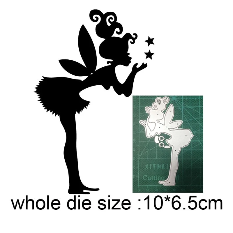 Craft Dies Metal Cutting Dies Cut Die Christmas Elves Angel Scrapbooking Dies Craft Paper Knife Mould Blade Punch Steencils Dies