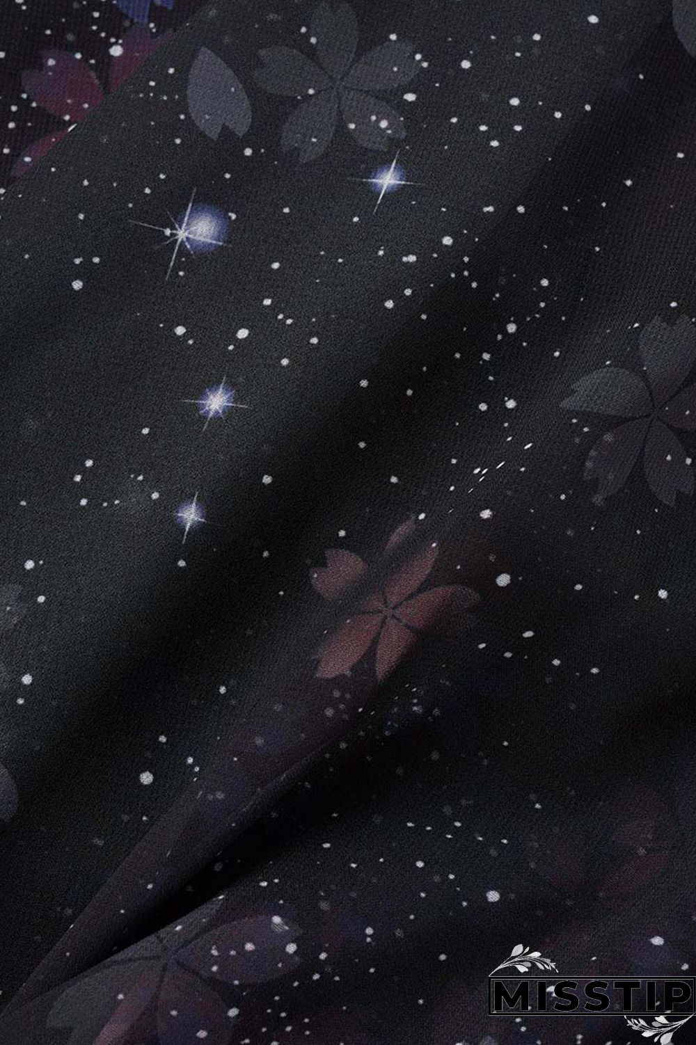 Black Pink Sweet Elegant Print Patchwork Asymmetrical Oblique Collar Dresses