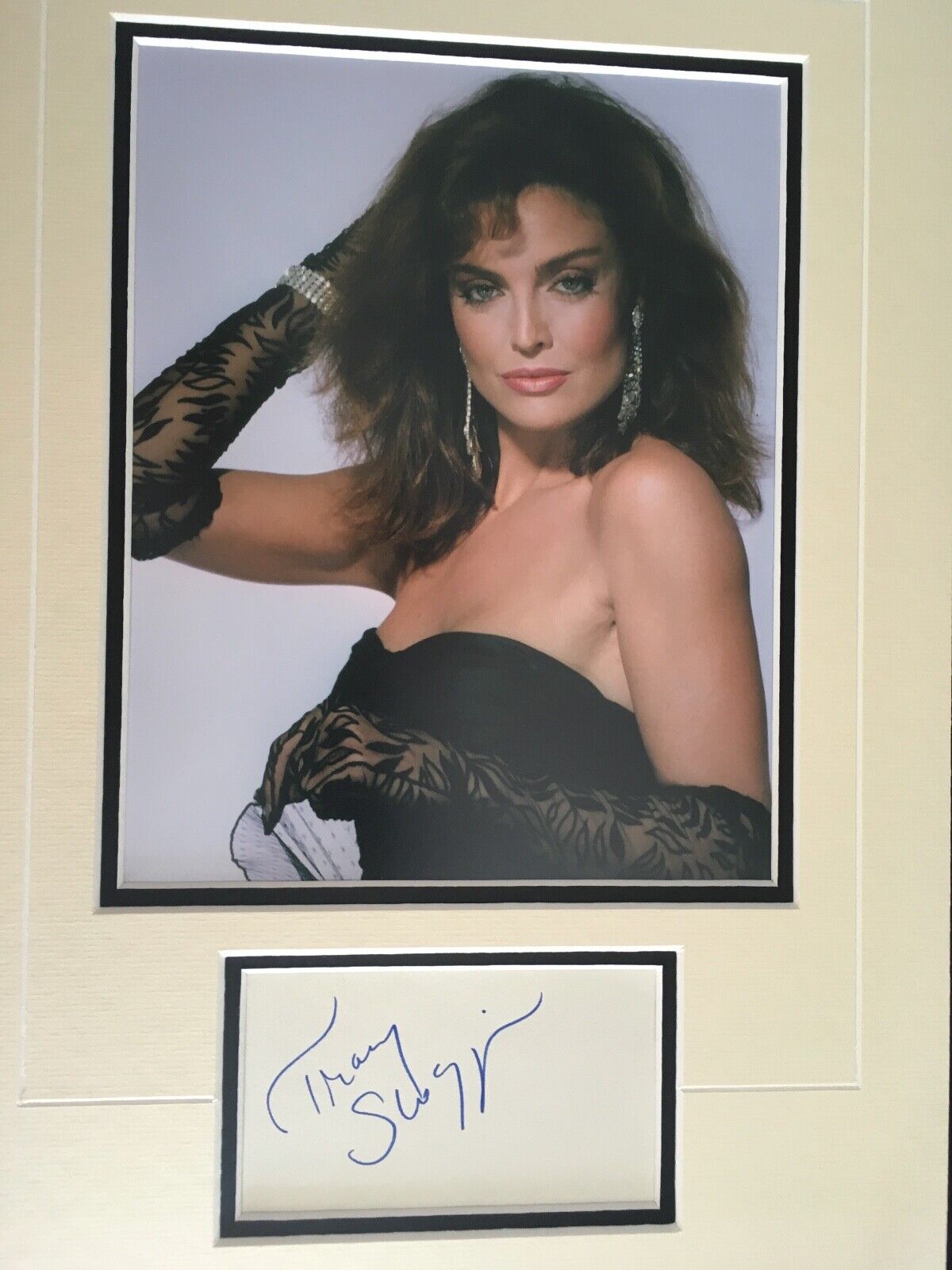 TRACEY SCOGGINS - POPULAR ACTRESS - DYNASTY - EXCELLENT SIGNED Photo Poster painting DISPLAY