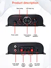 AK170 Mini Audio Amplifier Dual Channel HIFI Stereo Audio Amplifier Car Home Use