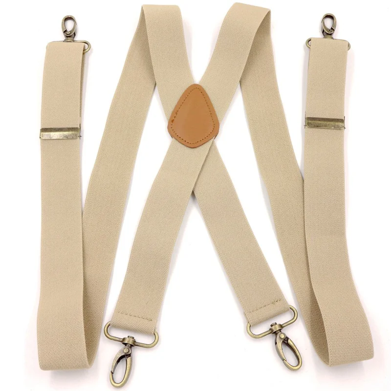 Trousers Elastic Shoulder Strap Hook Buckle Suspenders Clip-inspireuse
