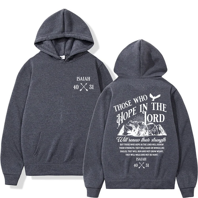 Christian Jesus Letters Print Hoodies High Street Sweatshirts Hoodie at Hiphopee