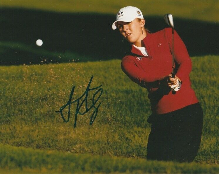 JENNIFER KIRBY SIGNED LPGA GOLF 8x10 Photo Poster painting #3 Autograph PROOF