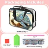 DIY Turtle Diamond Art Rhinestone Makeup Bag Transparent PVC Storage Pack Gift