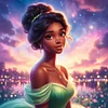 Diamond Painting -DIY Round Drill Princess Tiana