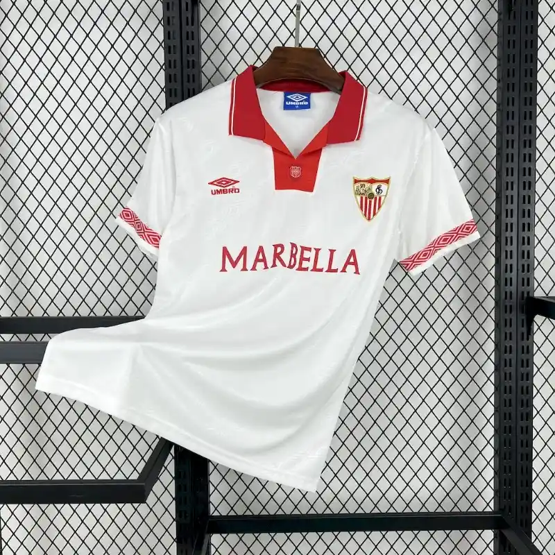 Retro 1994-96 Sevilla FC Soccer Jersey Home