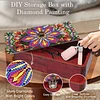 Mandala DIY Diamant Kunst Holz Aufbewahrungsbox Diamond Painting Aufbewahrungsbox
