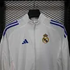 Joyfball 2025/2026 Real Madrid Windbreaker White Football Jersey 1:1 Thai Quality 