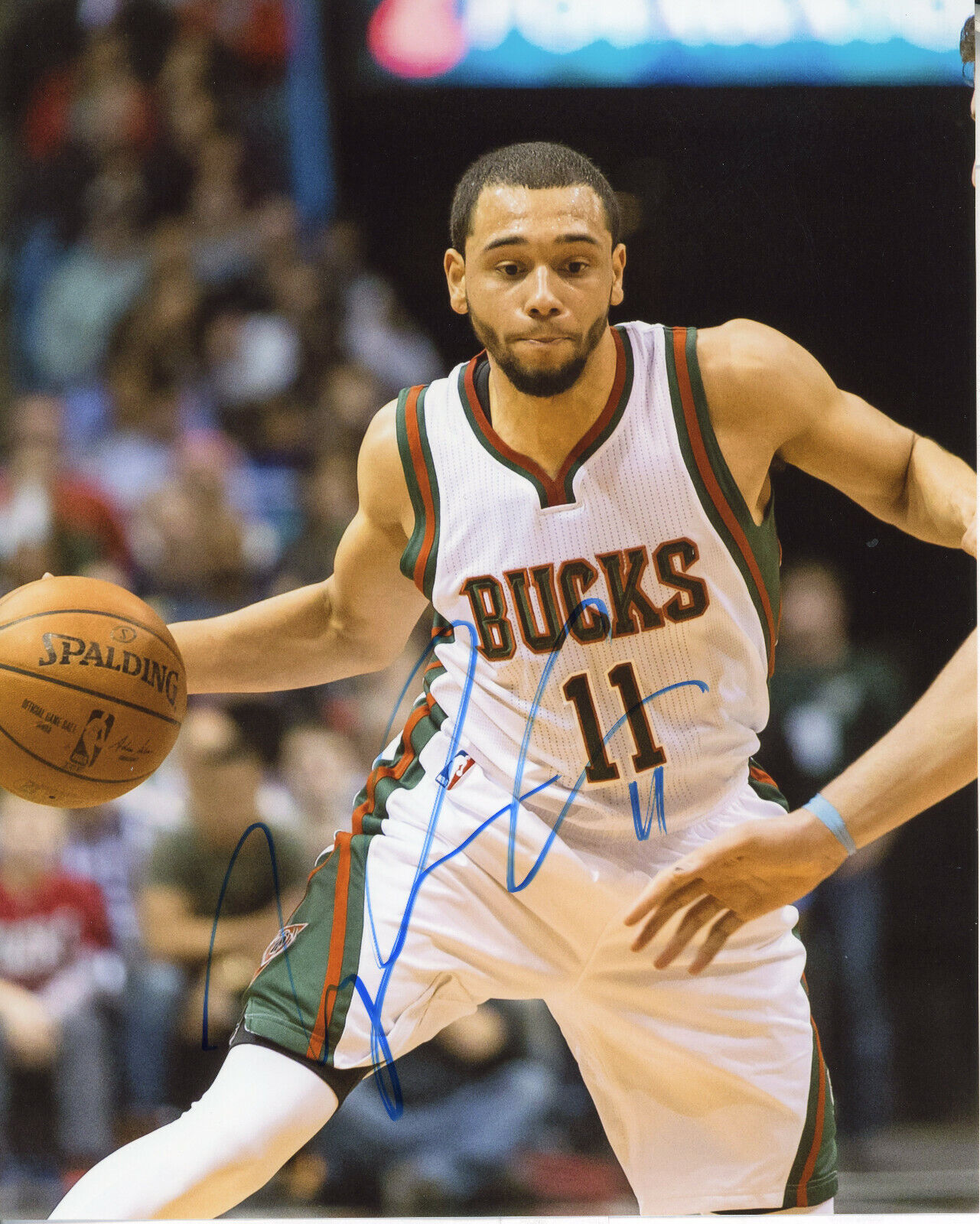 Tyler Ennis Autographed 8x10 Milwaukee Bucks#S1524