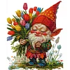(US Local)Dwarf -14CT Stamped Cross Stitch Kit(40x47cm)