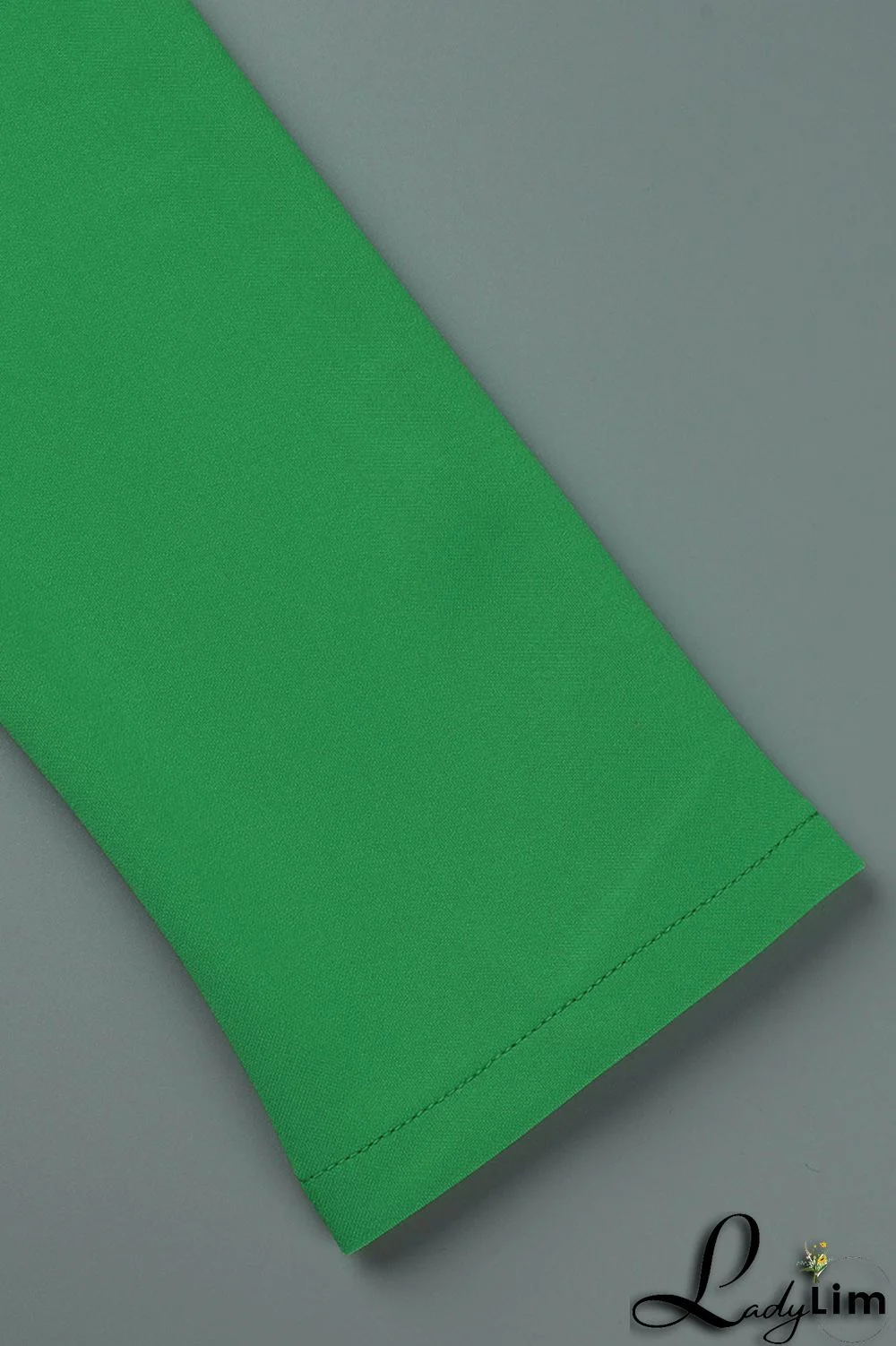 Green Fashion Casual Solid Patchwork Cardigan Turn-back Collar Outerwear