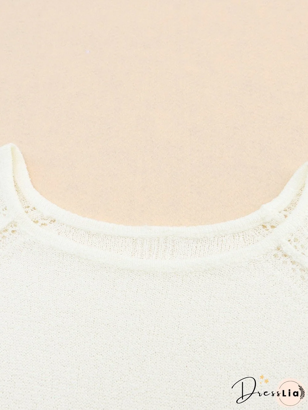 Cozy Brown Shoulder Cutout Sweater with Long Sleeves