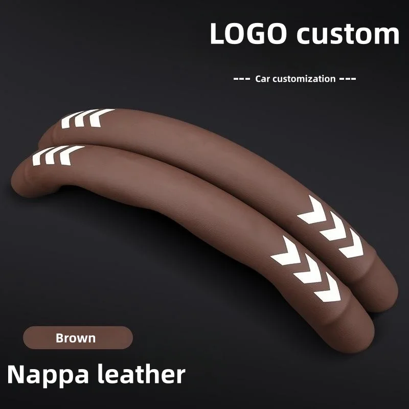 🔥Hot Selling🔥Exclusive Logo🔥High-end Nappa leather illuminated steering wheel cover