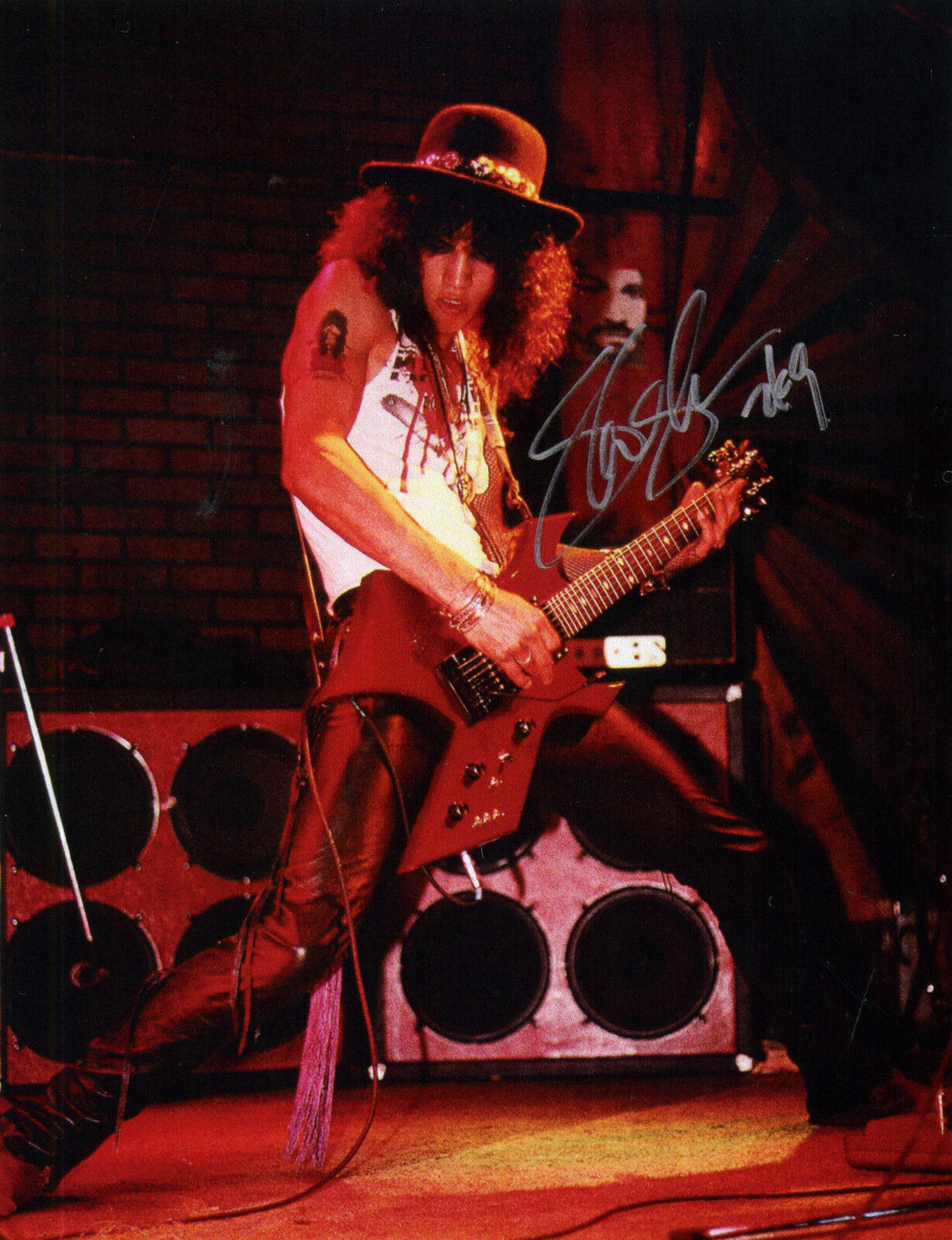 SLASH Signed Photo Poster paintinggraph - Rock Guitarist - Guns n Roses - preprint