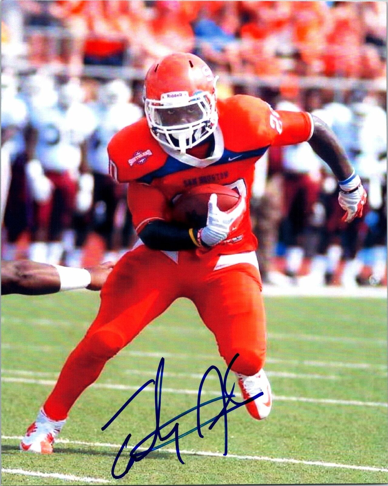 Timothy Flanders Signed 8x10 Photo Poster painting Sam Houston State NCAA NFL COA