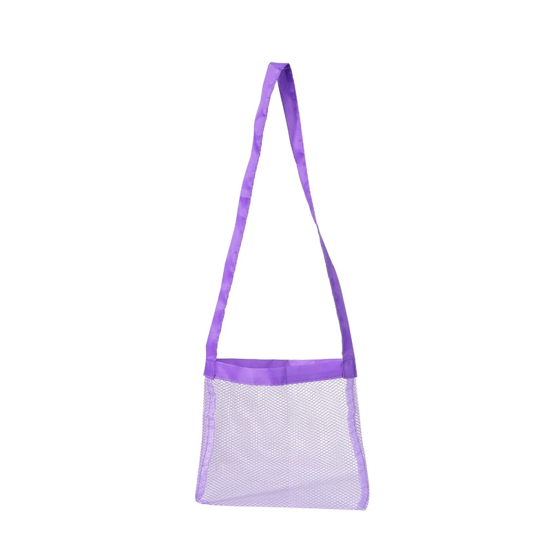 Vacation Solid Color Square Zipper Beach Bag