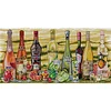 Wine-14CT Stamped Cross Stitch 77*36cm/30.31*14.17in(Big Size)