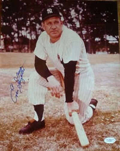 Enos Slaughter Signed Jsa Certed 11x14 Photo Poster painting Autograph Authentic