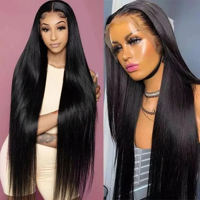 Straight HD Lace Wigs 13x4 Glueless Lace Front Wigs Human Hair Wigs
