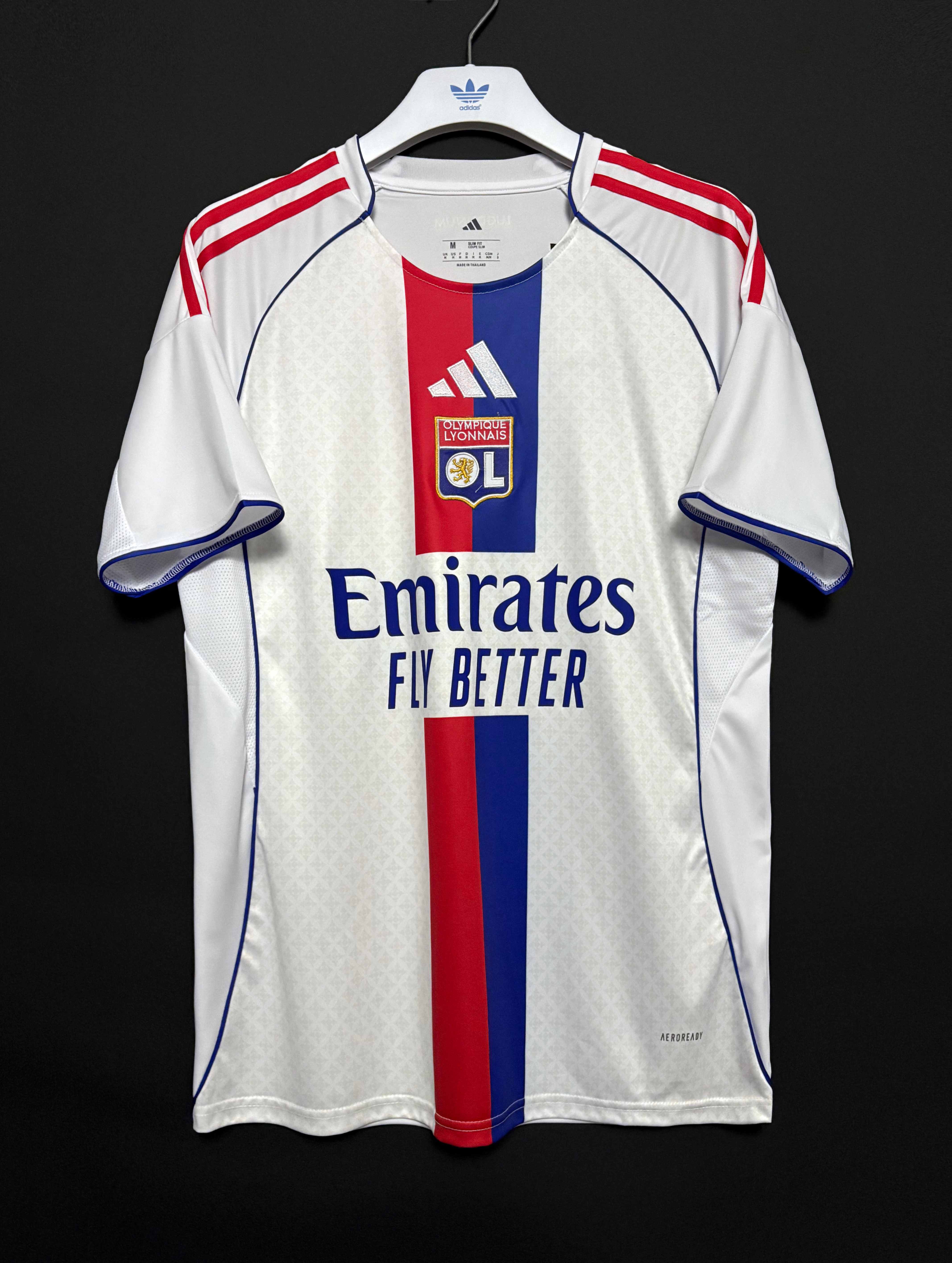 2025/2026 Lyon Home Football Shirt