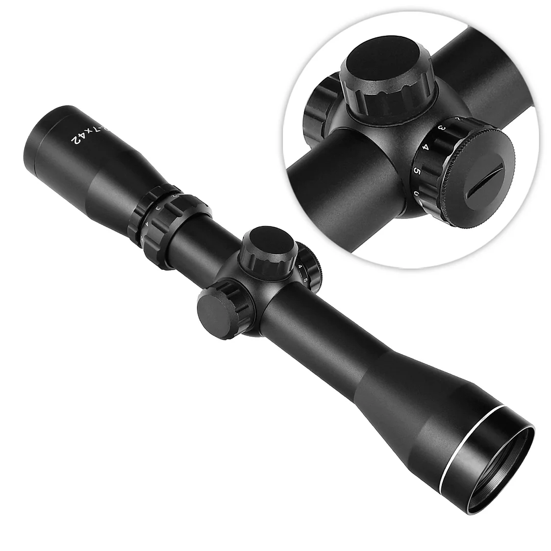 ohhunt® 2-7X42 Dual Illuminated Tube Diameter 30mm Pistol Scope Long Eye Relief Scout Scope