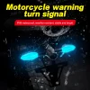 SEAMETAL Motorcycle LED Turn Signal Projection Lamp Color Sequential Flowing Flash Indicator Lights