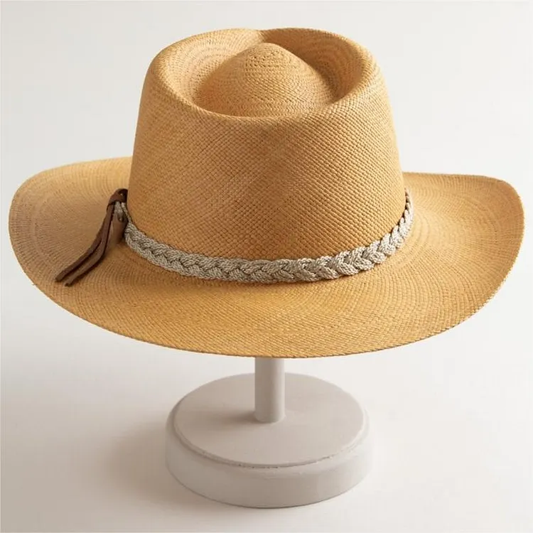 Chapeau Panama Scala - Véritable Paille | XL Beige, Protection UV, Léger Et Respirant