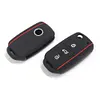 Silicone Car Key Case 3 Buttons Car Remote Key Fob for VW Sagitar Polo Bora Golf