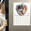 Special Shaped Pray Virgin 5D DIY Diamond Painting Art Magnetic Fridge Calendar
