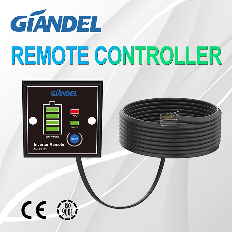 GIANDEL Power Inverter Remote On/Off Switch with 30 Ft Cable Push Button  Mountable Remote Switch