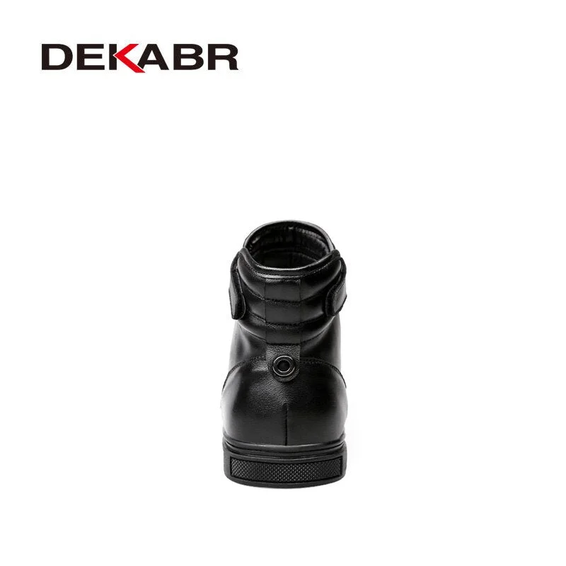 DEKABR Brand Winter Warm Men Snow Boots High Top Fur Men's Boots Fashion Autumn Men Boots Casual Male Classic Shoes Size 38-48