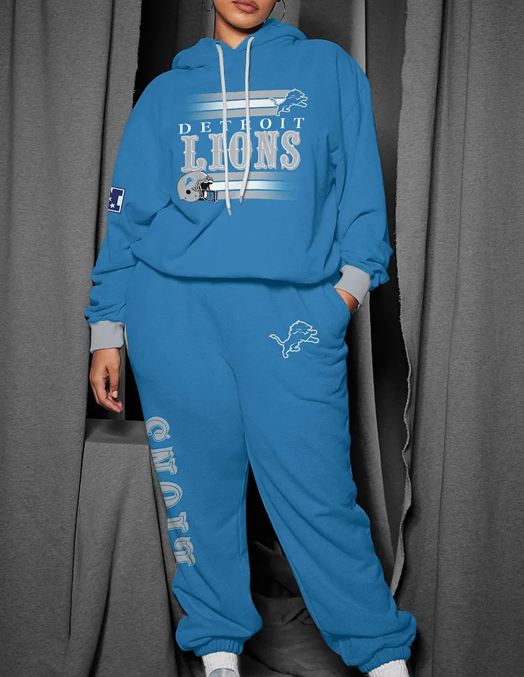  Detroit Lions 3D Printed Pullover Hoodie And Sweatpant 2pcs Tracksuits