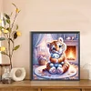 Diamond Painting-DIY Full Round Drill Tiger And Bear Toy