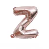 20PCS English Letters 16" Aluminum Film Golden Silver Rose Gold Balloons Birthday Party Decor