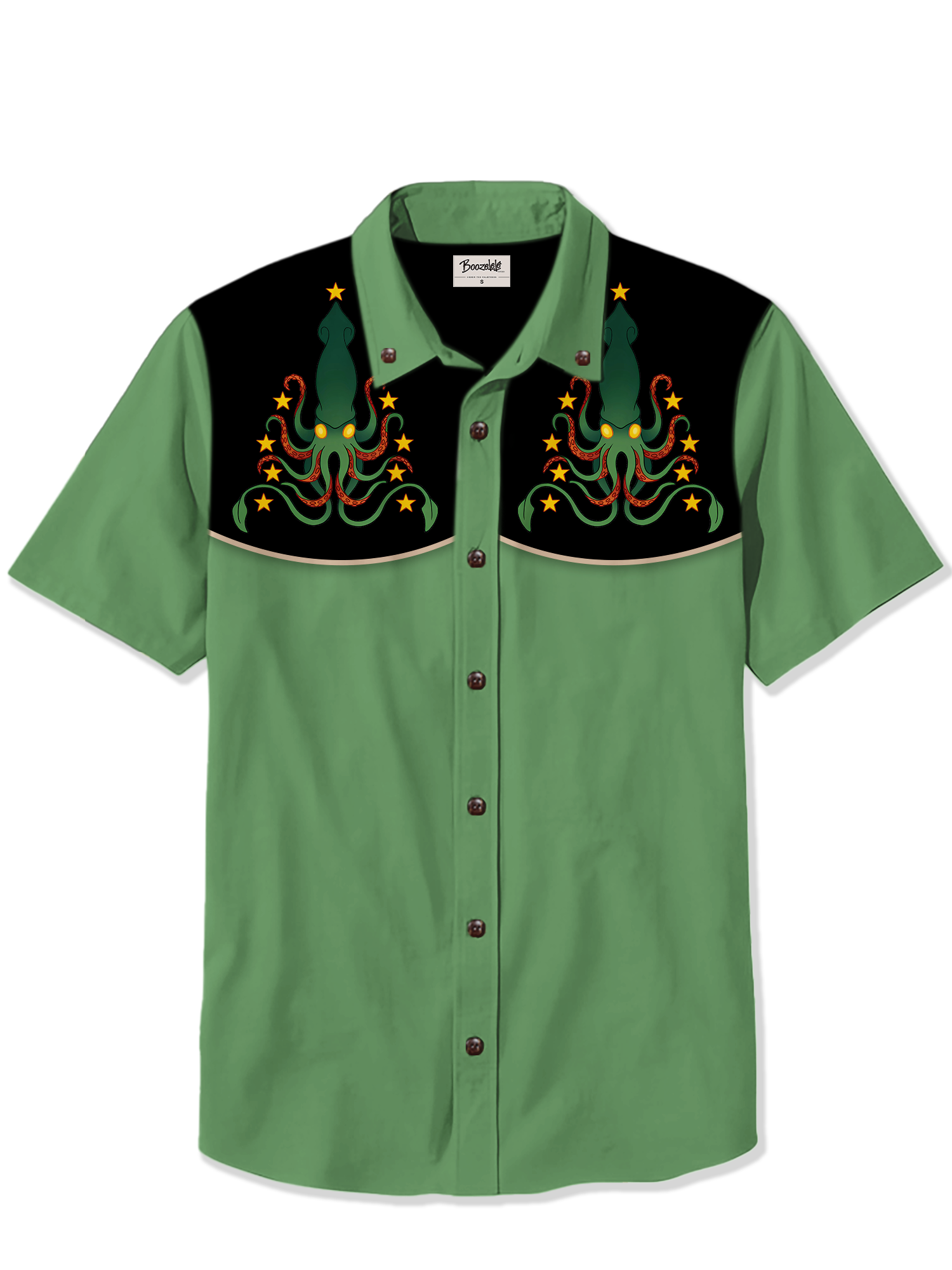 Christmas Tree Squid Christmas - 100% Cotton Shirt