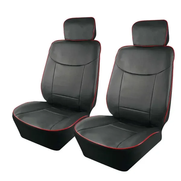 New Upgrade Cover Leather Full Set Universal Size Fit for Most SUV Van Race Car Seat Cushion Protector