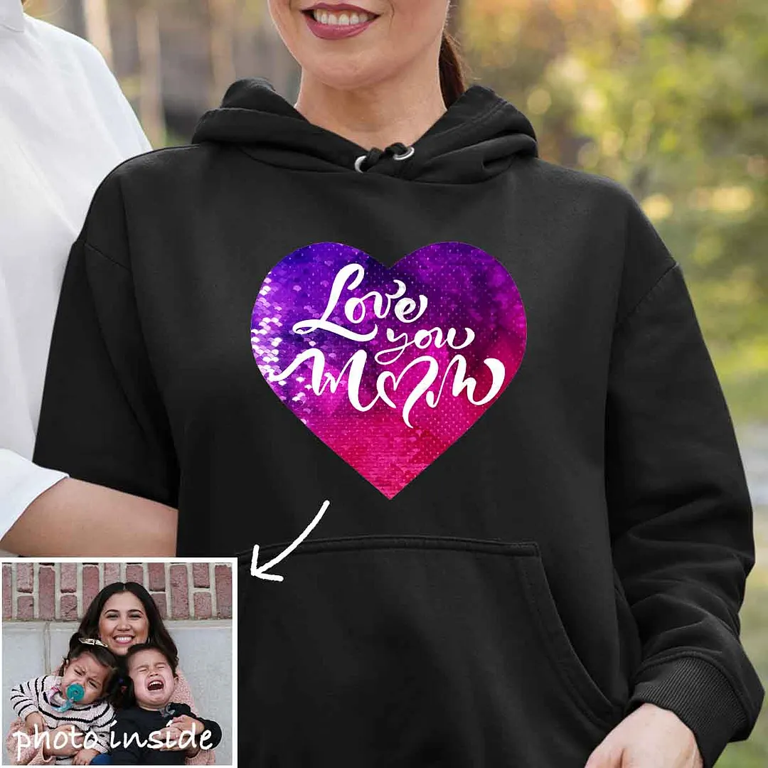 Custom Flip Sequin Shirt (Heart)-Buy 2 Get Free Shipping