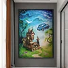 (Big Size)Fairy Tale House - 11CT Stamped Cross Stitch 50*70cm/19.69*27.56in
