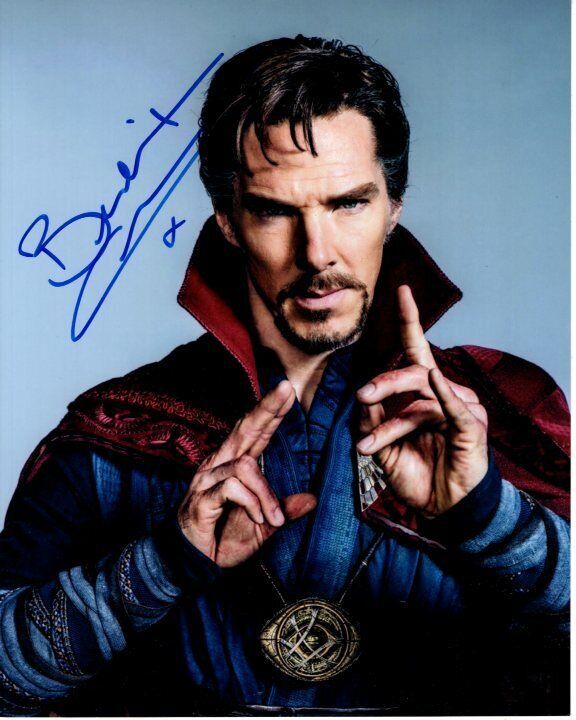 BENEDICT CUMBERBATCH signed autographed 8x10 DR. STEPHEN STRANGE Photo Poster painting