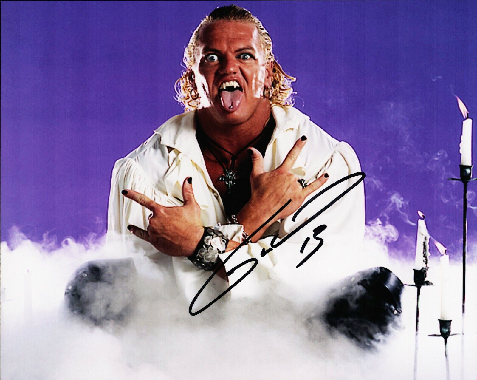 Gangrel Wrestling Asylum 8x10 Signed Portrait Autographed Photo Poster painting GalaxyCon COA