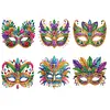 6PCS-Fleur animal-diamant peinture aimant r&eacute;frig&eacute;rateur